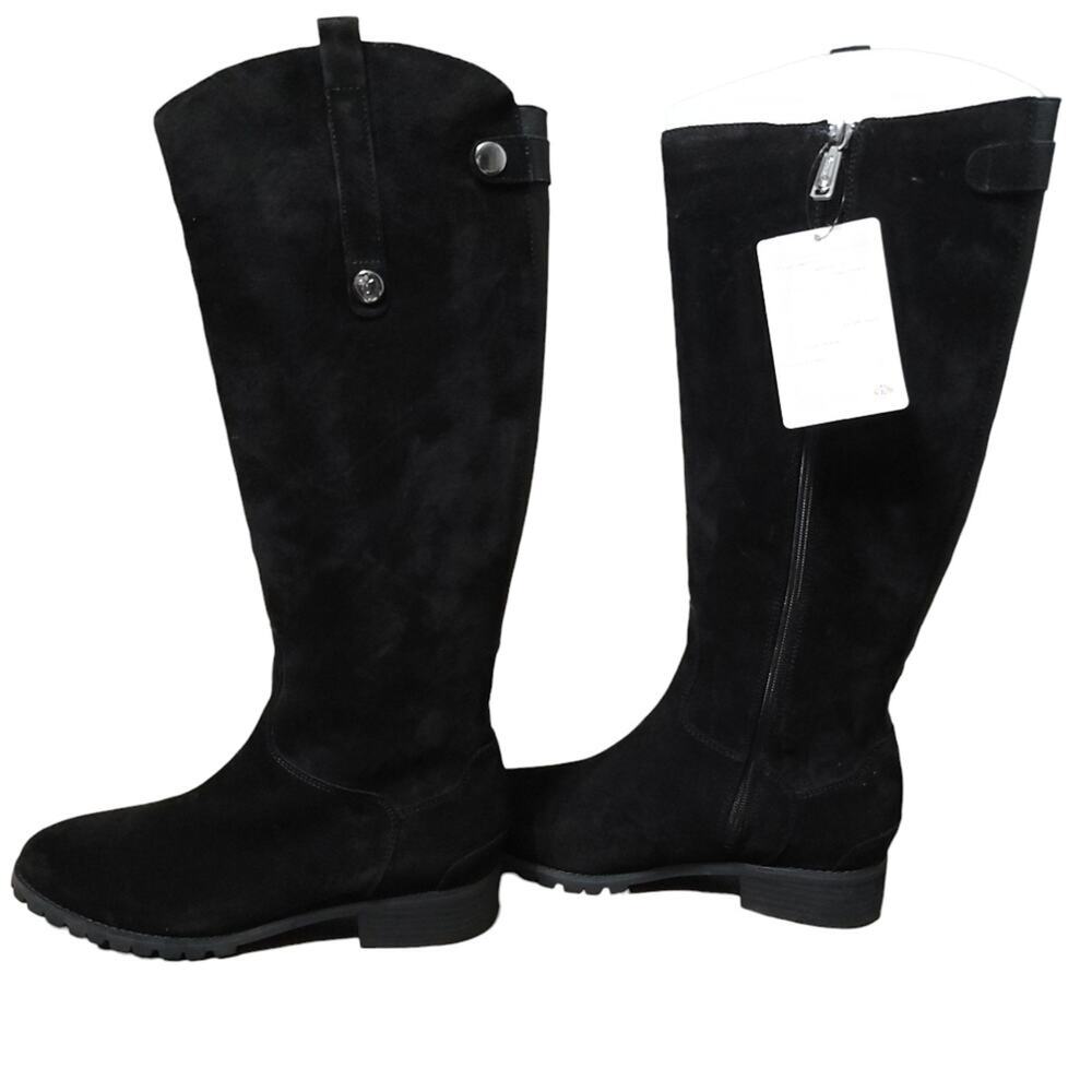 Blondo Pakita Tall Boots Black Suede Waterproof - Picture 5 of 16